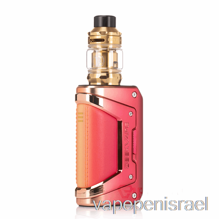 חד פעמי Vape Israel Geek Vape L200 Aegis Legend 2 200w ערכת התחלה זהב ורוד
